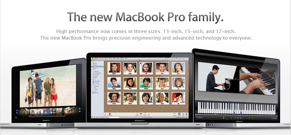 Macbook Pro Family