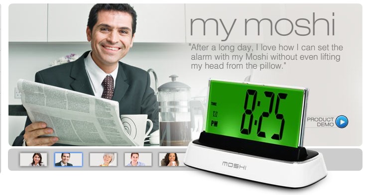 moshi voice control alarm clock