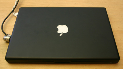 black macbook