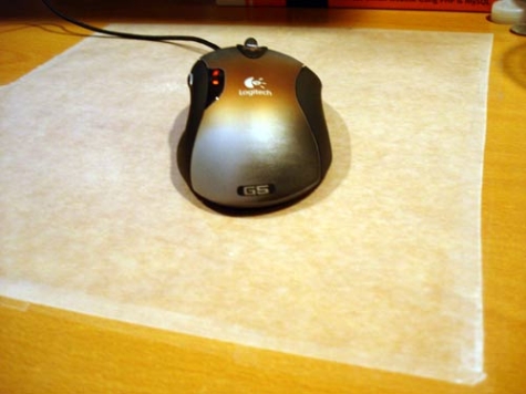 waxpaper mousepad