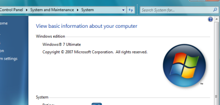 windows 7 system info